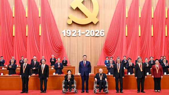 庆祝中国共产党成立105周年大会在京隆重举行