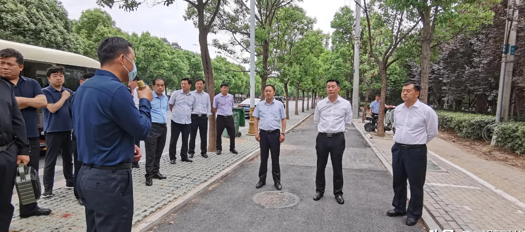 薛勇观摩调度文明创建工作_灵璧县人民政府